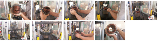 Máquina de enrolamento de bobina de motor