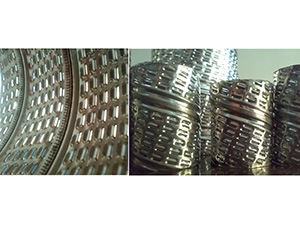 Perfiladeira de núcleo de filtro em espiral