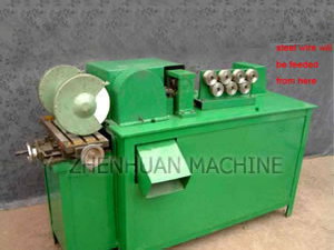 Máquina para fabricação de fibra de aço tipo fio de aço estirado