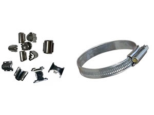 Máquina para fazer cabeça de braçadeira de mangueira